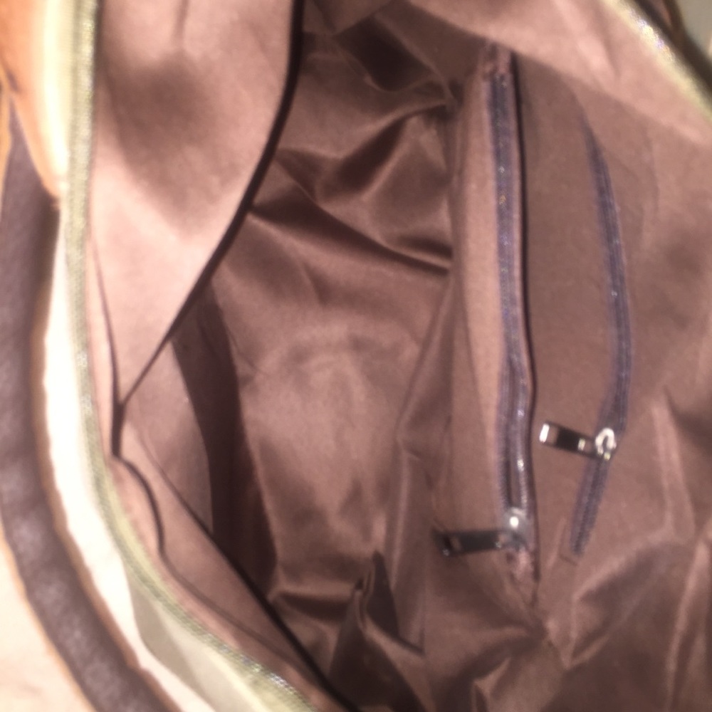 NWT Green canvas tote messenger bag - Picture 5 of 6